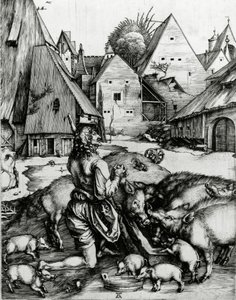 Le Fils prodigue, 1496 - Albrecht Dürer